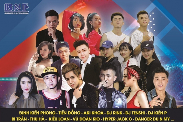 Đại Nhạc Hội “BNF DANANG MUSIC FESTIVAL” Tại Sân Khấu BNF Công Viên Biển Đông