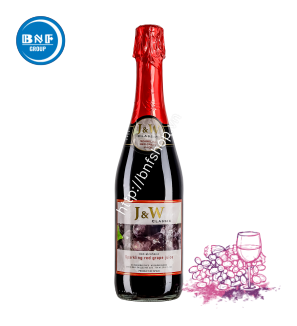 J&W SPARKLING RED GRAPE JUICE