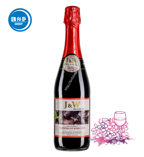  J&W SPARKLING RED GRAPE JUICE